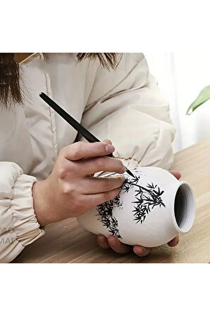 Profesyonel Sincap Saçı Fırça No:2-Tahrir Fırçası, Detay Boyama, Sulu Boya, Akrilik, Guaj, Yağlıboya