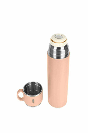 316 Paslanmaz Çelik Termos Bardak 580 Ml Bardaklı 20 Saat Sıcak-soğuk Thermos Mug Kupa Coffee