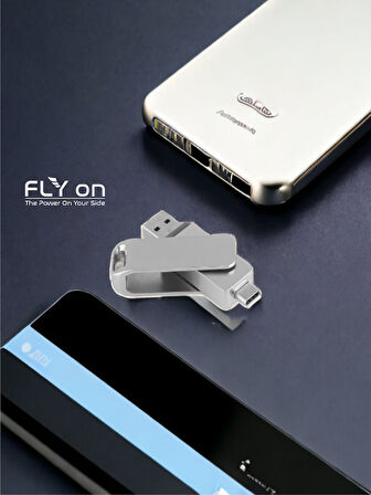 2 In 1 Çift Taraflı Uyumlu Type-c  ve İpHONE 15  Telefonlarla Uyumlu Tak Çalıştır USB  Usb 2.0 32 Gb Usb Bellek