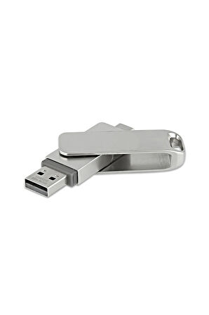 2 In 1 Çift Taraflı Uyumlu Type-c  ve İpHONE 15  Telefonlarla Uyumlu Tak Çalıştır USB  Usb 2.0 32 Gb Usb Bellek