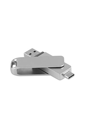 2 In 1 Çift Taraflı Uyumlu Type-c  ve İpHONE 15  Telefonlarla Uyumlu Tak Çalıştır USB  Usb 2.0 32 Gb Usb Bellek