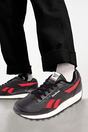 Reebok Revind Run Core Black Leather Siyah Deri Erkek Spor Ayakkabı