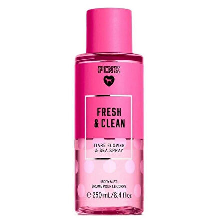 Victoria's Secret Pink Fresh & Clean Body Mist 250 ml Vücut Spreyi