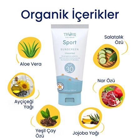 Trukid Sport Spf 30 Water Resistant Güneş Kremi 100mL