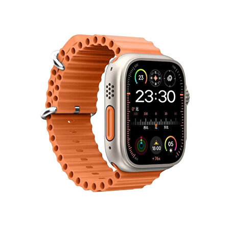 JHY Smart Watch Ultra 2 Orange  Akıllı Saat