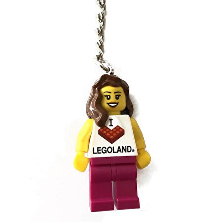 LEGO Gear 851330 I Brick LEGOLAND Key Chain (Female)