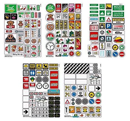 LEGO Xtra 853921 Brick Stickers