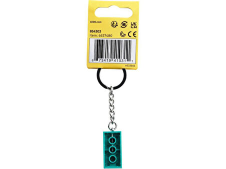 LEGO 854303 Bright Bluish Green Key Chain