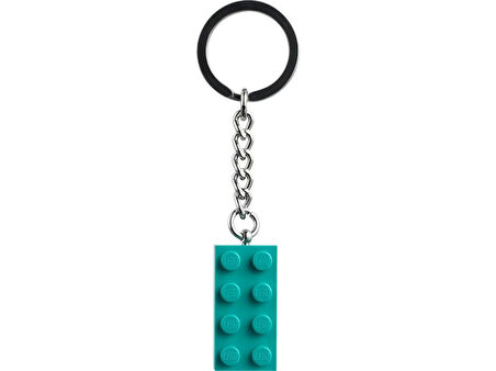 LEGO 854303 Bright Bluish Green Key Chain