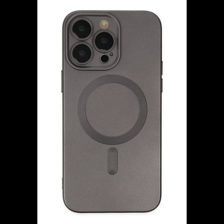 Apple iPhone 13 Pro Kılıf Moshi Lens Magneticsafe Silikon - Füme