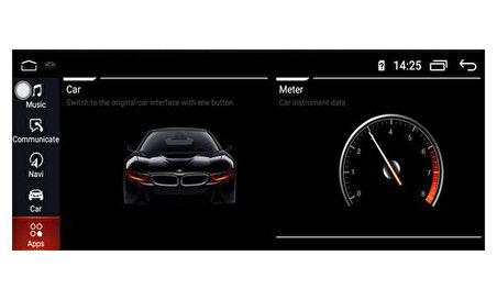 BMW E60 CIC Anroid NBT 4 Ram 64 Hafıza Qualcomm İşlemci Kablosuz CarPlay 8.8 İnç