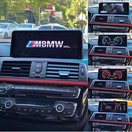 BMW F10 CIC Anroid NBT 4 Ram 64 Hafıza Qualcomm İşlemci Kablosuz CarPlay 10.25 İnç