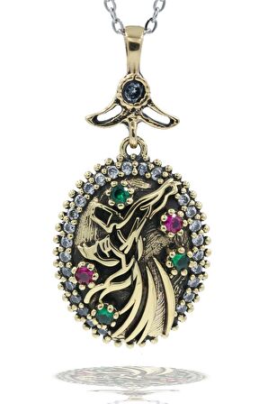 Semazen Serisi Gümüş Otantik Kadın Üçlü  Set Takı