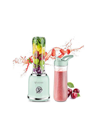 Yasomi Bl019 Retro Smoothie Blender Yeşil ( Türkiye Garantili )