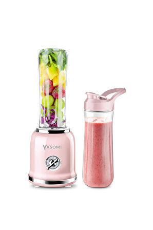 Yasomi BL019 Retro Smoothie Blender Pembe (Yasomi Türkiye Garantili )