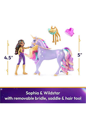 Unicorn Academy 12 Cm Figür ve Boynuzlu At Seti