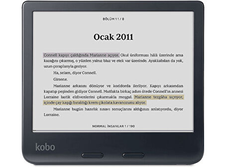 KOBO Libra Colour E-Kitap Okuyucu Siyah