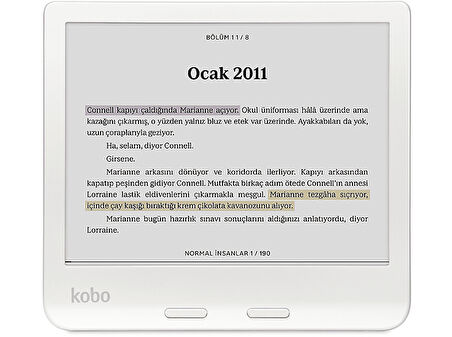 KOBO Libra Colour E-Kitap Okuyucu Beyaz