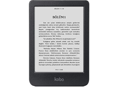 KOBO Clara Siyah Beyaz Ekran E-Kitap Okuyucu