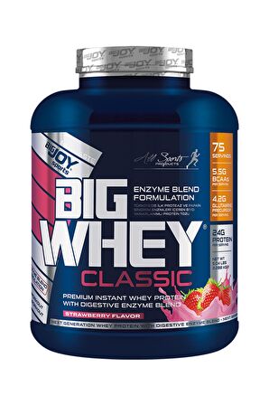 Bigjoy Sports Bigwhey Whey Protein Çilekli 2288 gram 75 Servis