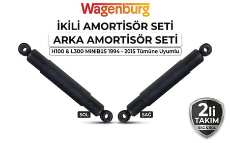 Wagenburg Amortisör Arka H100 L300 Minibüs 1994-2015 2’li Set Sağ Sol