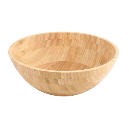 Bambu Kase Bol Kase Salata Meyve Çerez Kasesi 30 CM