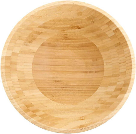 Bambu Kase Bol Kase Salata Meyve Çerez Kasesi 30 CM