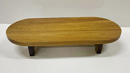 Akasya Oval Ayaklı Sunumluk 33x15 CM