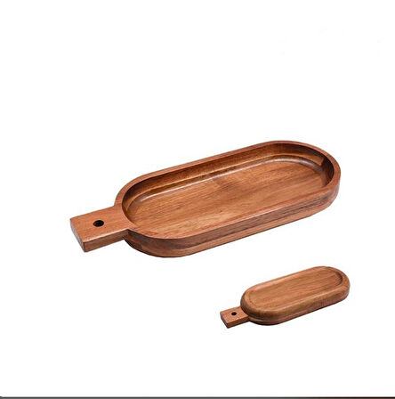Akasya Sunum Tabağı Oval 33X13 CM 1 Adet
