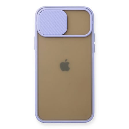 Apple İphone 11 Pro Kılıf Palm Buzlu Kamera Sürgülü Silikon - Lila