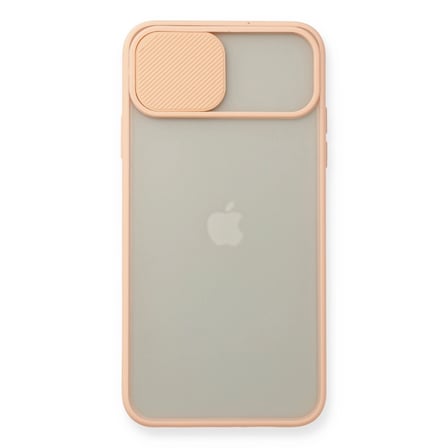 Apple İphone 11 Pro Max Kılıf Palm Buzlu Kamera Sürgülü Silikon - Pembe