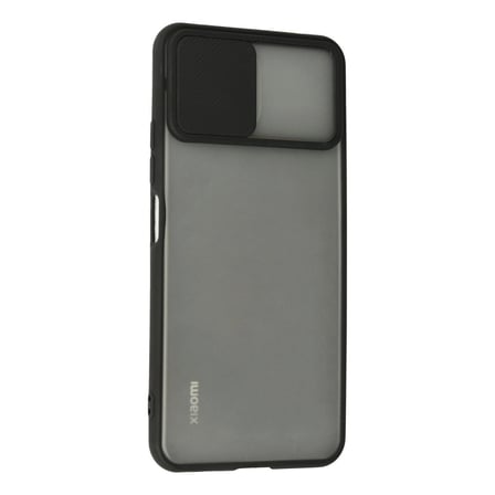 Xiaomi Mi 11 Lite Kılıf Palm Buzlu Kamera Sürgülü Silikon - Siyah
