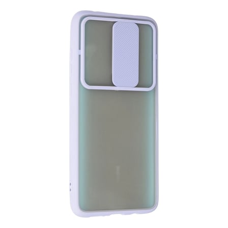Xiaomi Redmi Note 8 Pro Kılıf Palm Buzlu Kamera Sürgülü Silikon - Lila