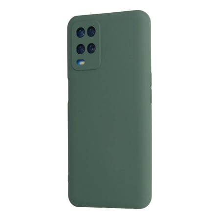 Oppo A54 4g Kılıf Nano İçi Kadife Silikon - Koyu Yeşil