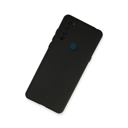TCL 20 SE Kılıf First Silikon - Siyah