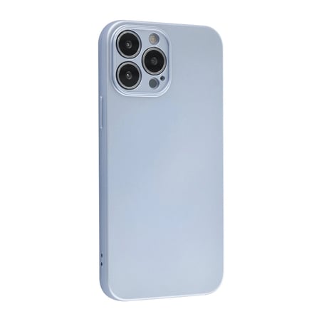 Apple İphone 13 Pro Kılıf Nano İçi Kadife Silikon - Sky Blue