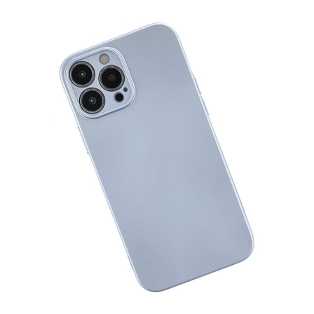 Apple İphone 13 Pro Max Kılıf Nano İçi Kadife Silikon - Sky Blue