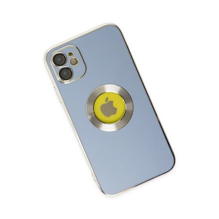 Apple İphone 12 Kılıf Store Silikon - Sierra Blue