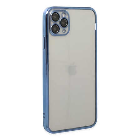 Apple İphone 11 Pro Kılıf Razer Lensli Silikon - Açık Mavi
