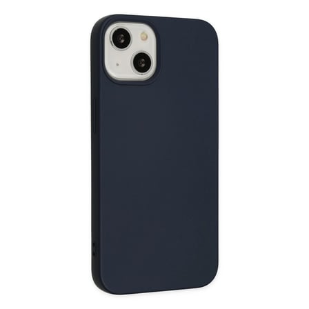 Apple İphone 14 Kılıf Nano İçi Kadife Silikon - Lacivert