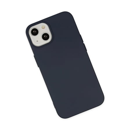 Apple İphone 14 Kılıf Nano İçi Kadife Silikon - Lacivert