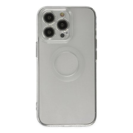 Apple İphone 14 Pro Kılıf Santa Lens Silikon - Şeffaf