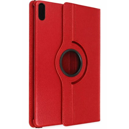 Huawei Matepad 11 10.9 360 Tablet Deri Kılıf - Kırmızı