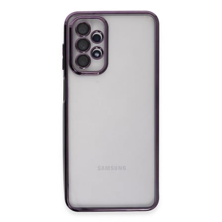 Samsung Galaxy A23 4g Kılıf Razer Lensli Silikon - Mor