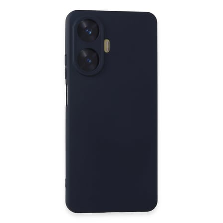 Realme C55 Kılıf Nano İçi Kadife Silikon - Lacivert