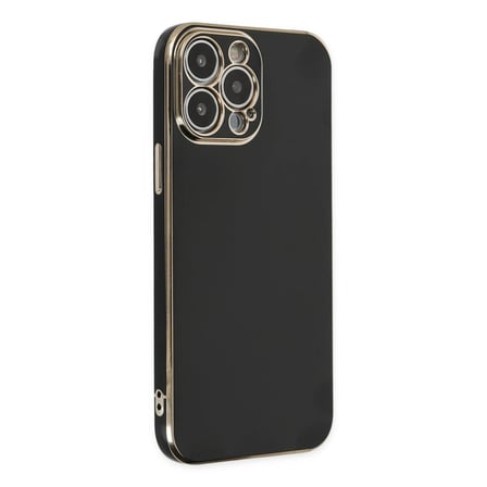 Apple İphone 15 Pro Max Kılıf Volet Silikon - Siyah