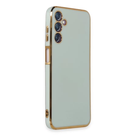Samsung Galaxy M14 5g Kılıf Volet Silikon - Açık Yeşil