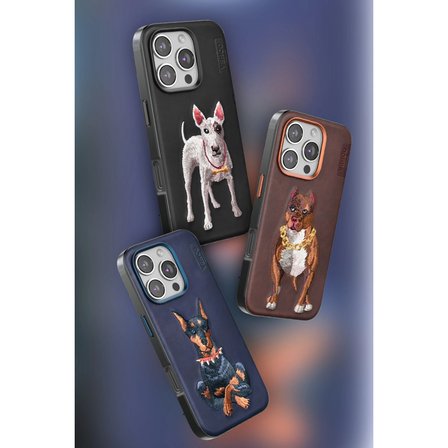 Venco Apple İphone 16 Pro Perma Desenli Kapak - Siyah