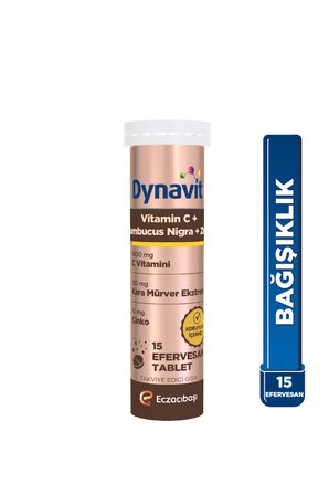 Dynavit Vitamin C + Sambucus Nigra 15 Efervesan Tablet
