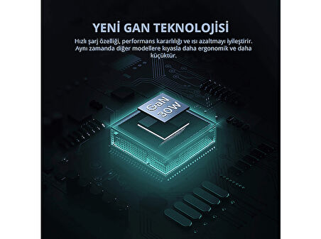 AUKEY PA-B1L-BK 30W Omnia II Mini GaN Type-C PD Şarj Adaptörü